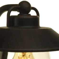 Lutec Cate E27 IP44 Outdoor Wall Lantern - Black With Rust Effect 12 Lutec Cate E27 IP44 Outdoor Wall Lantern - Black With Rust Effect -EGLO SALES 12819161 1754952656824828