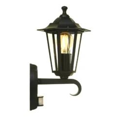 Lutec Corniche PIR Outdoor Wall Lantern - Black 9 Lutec Corniche PIR Outdoor Wall Lantern - Black -EGLO SALES 12819204 7284832981468412