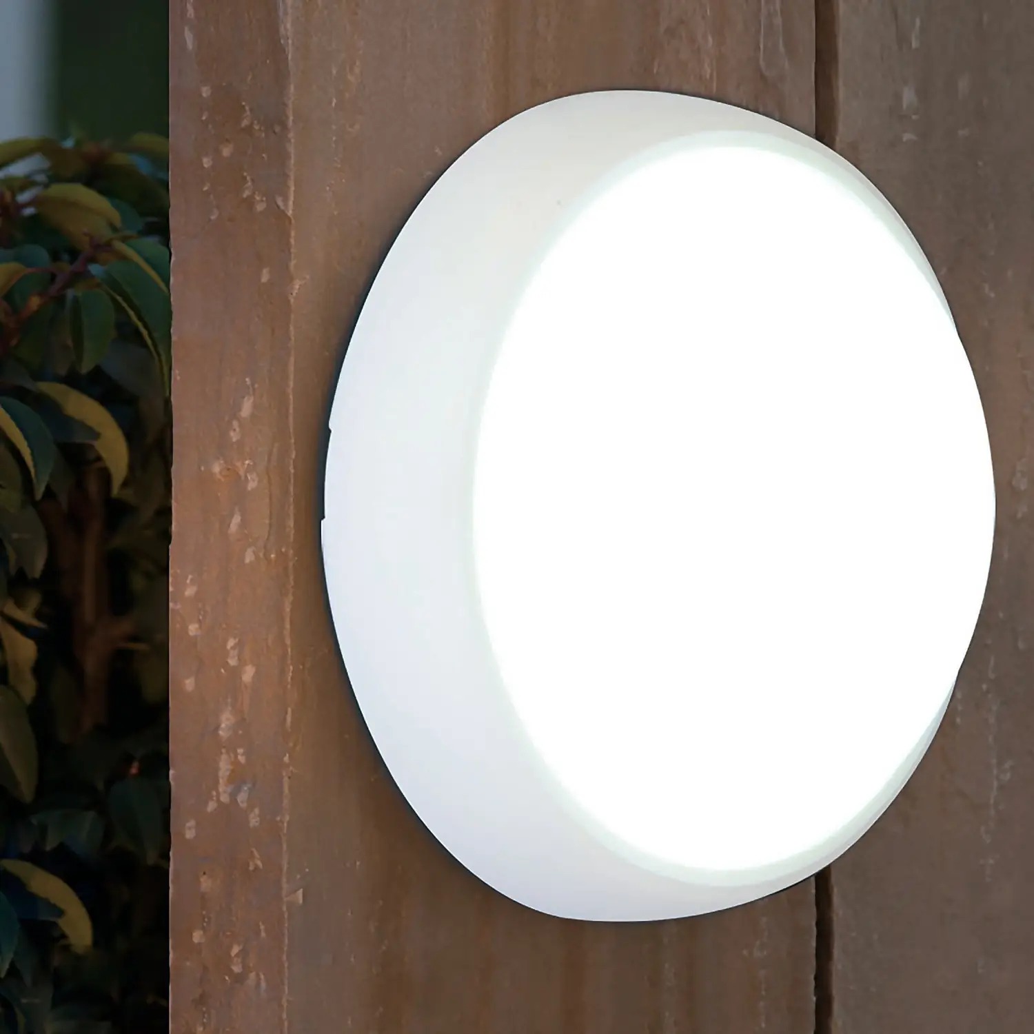 Lutec Slim Outdoor Wall Light - White 3 Lutec Slim Outdoor Wall Light - White