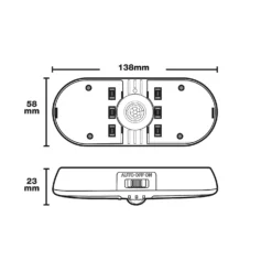 Arlec LED Motion Utility Light -EGLO SALES 12823645 2045007580194936