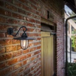 Lutec Lucy Outdoor Wall Lantern - Black -EGLO SALES 12840500 1244952694890484