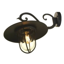 Lutec Lucy Outdoor Wall Lantern - Black -EGLO SALES 12840500 1894833193472871