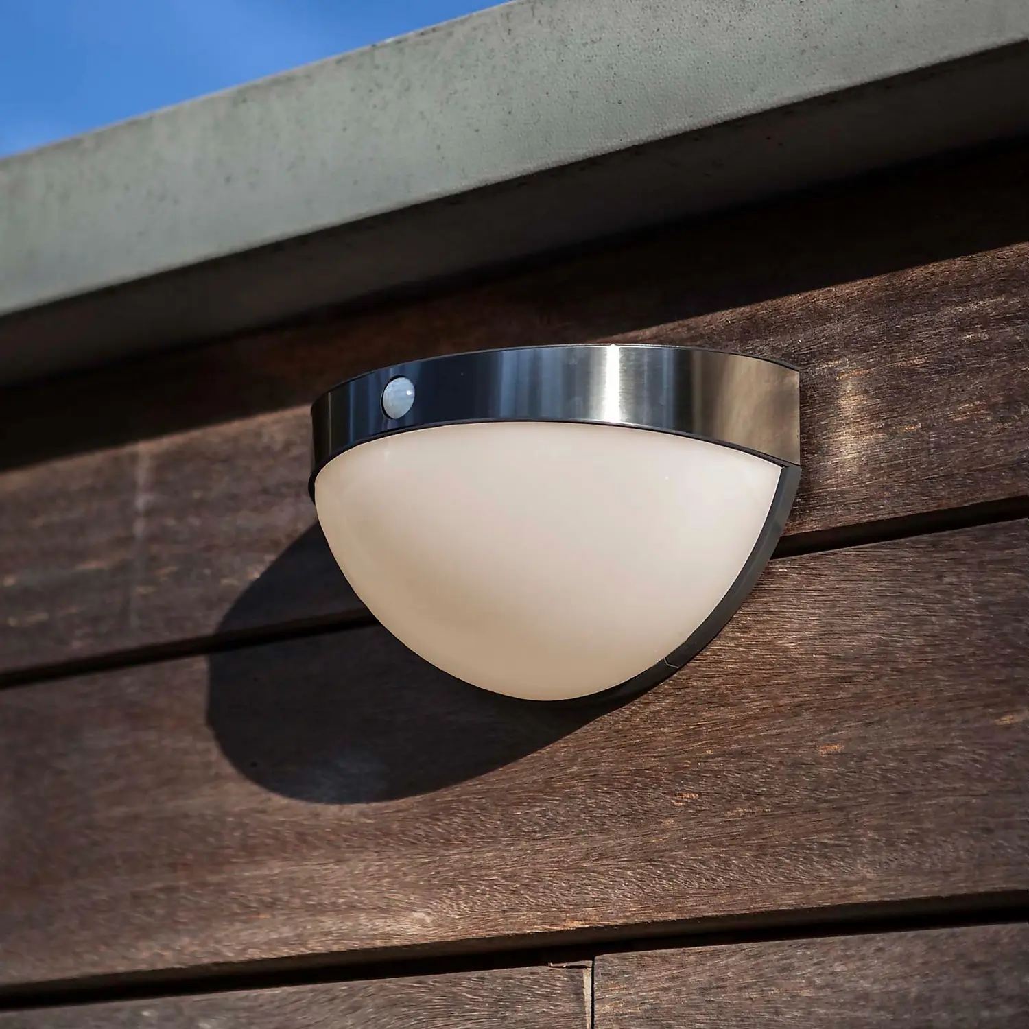 Lutec Bubble Solar LED Outdoor Wall Light With PIR Motion Sensor 3 Lutec Bubble Solar LED Outdoor Wall Light With PIR Motion Sensor