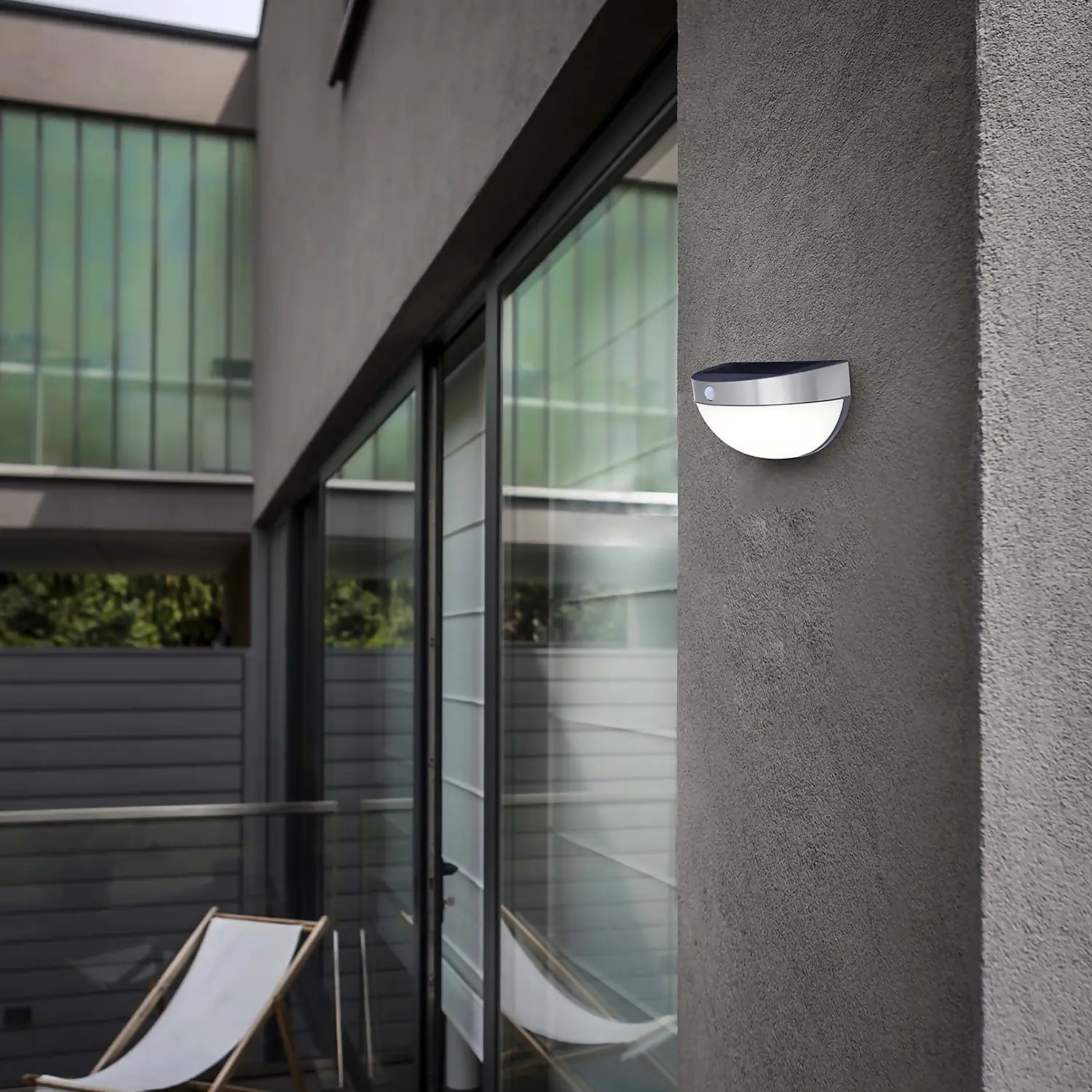 Lutec Bubble Solar LED Outdoor Wall Light With PIR Motion Sensor 7 Lutec Bubble Solar LED Outdoor Wall Light With PIR Motion Sensor - Image 5