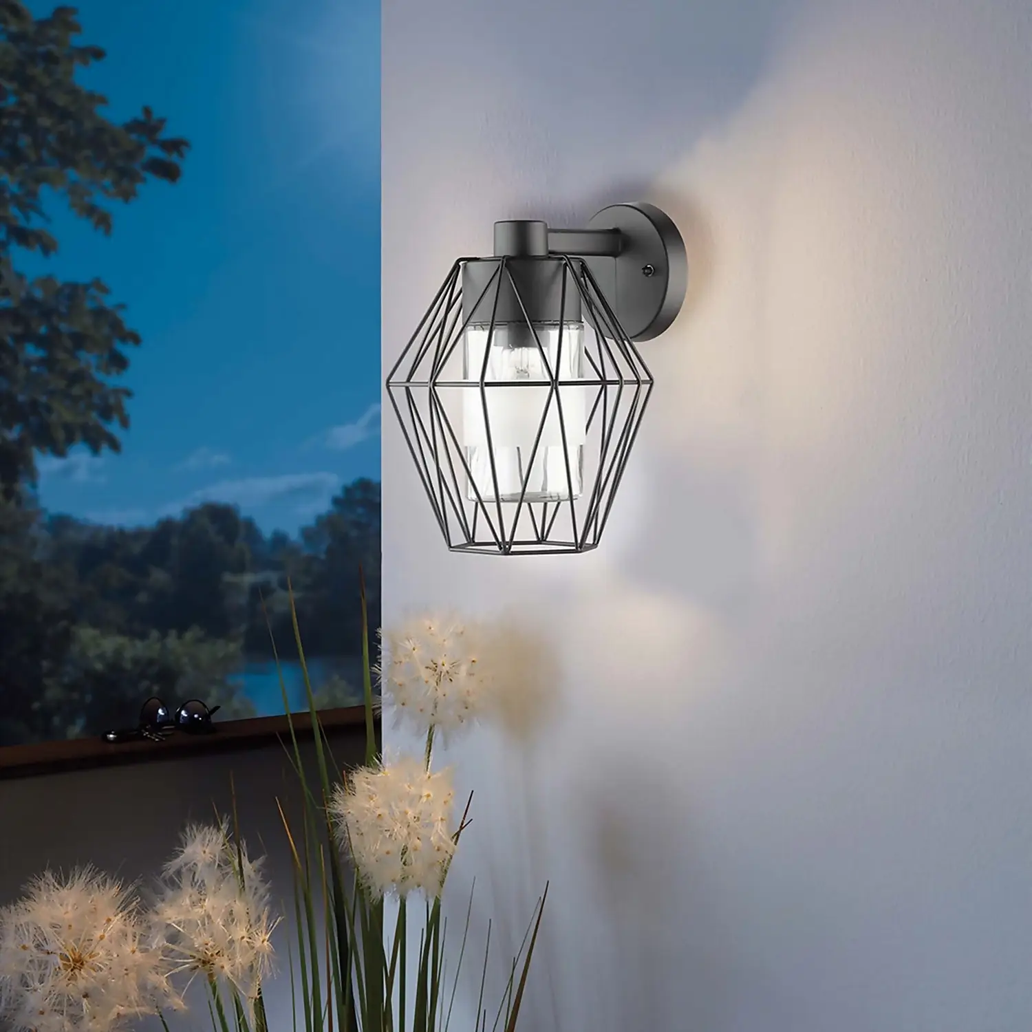 EGLO Canove Caged Exterior Wall Light 3 EGLO Canove Caged Exterior Wall Light