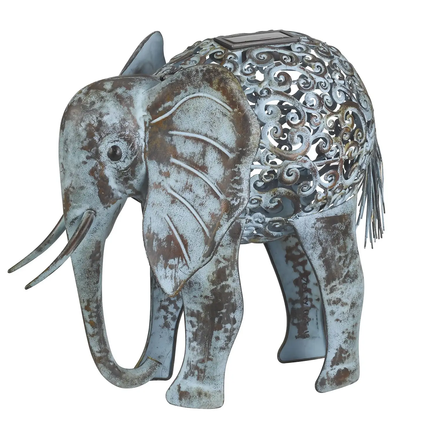 Solar Silhouette Elephant - 34x23.5x38cm 4 Solar Silhouette Elephant - 34x23.5x38cm - Image 2