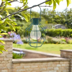 House Beautiful Firefly Solar Powered Caged Lantern 10 House Beautiful Firefly Solar Powered Caged Lantern -EGLO SALES 13280804 1194933437034953