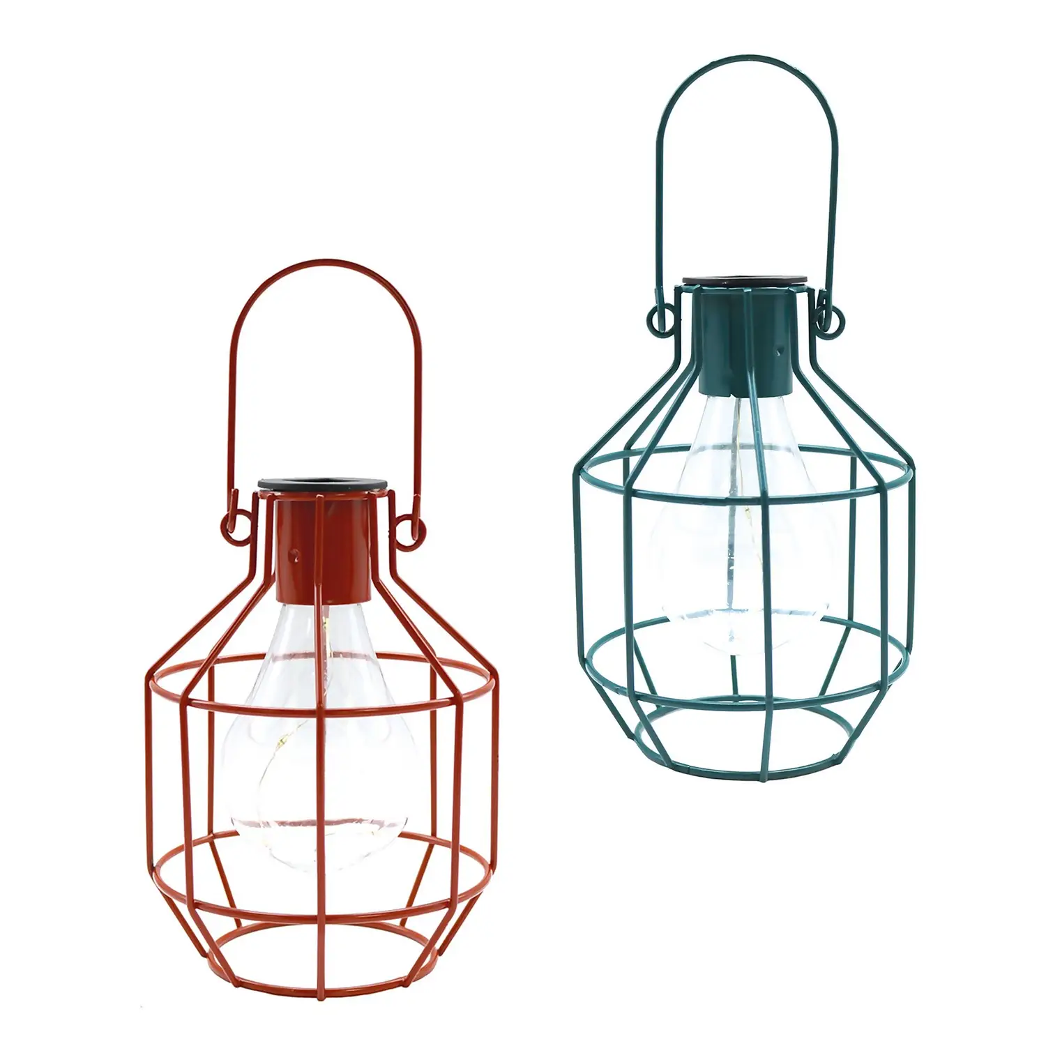 House Beautiful Firefly Solar Powered Caged Lantern 3 House Beautiful Firefly Solar Powered Caged Lantern