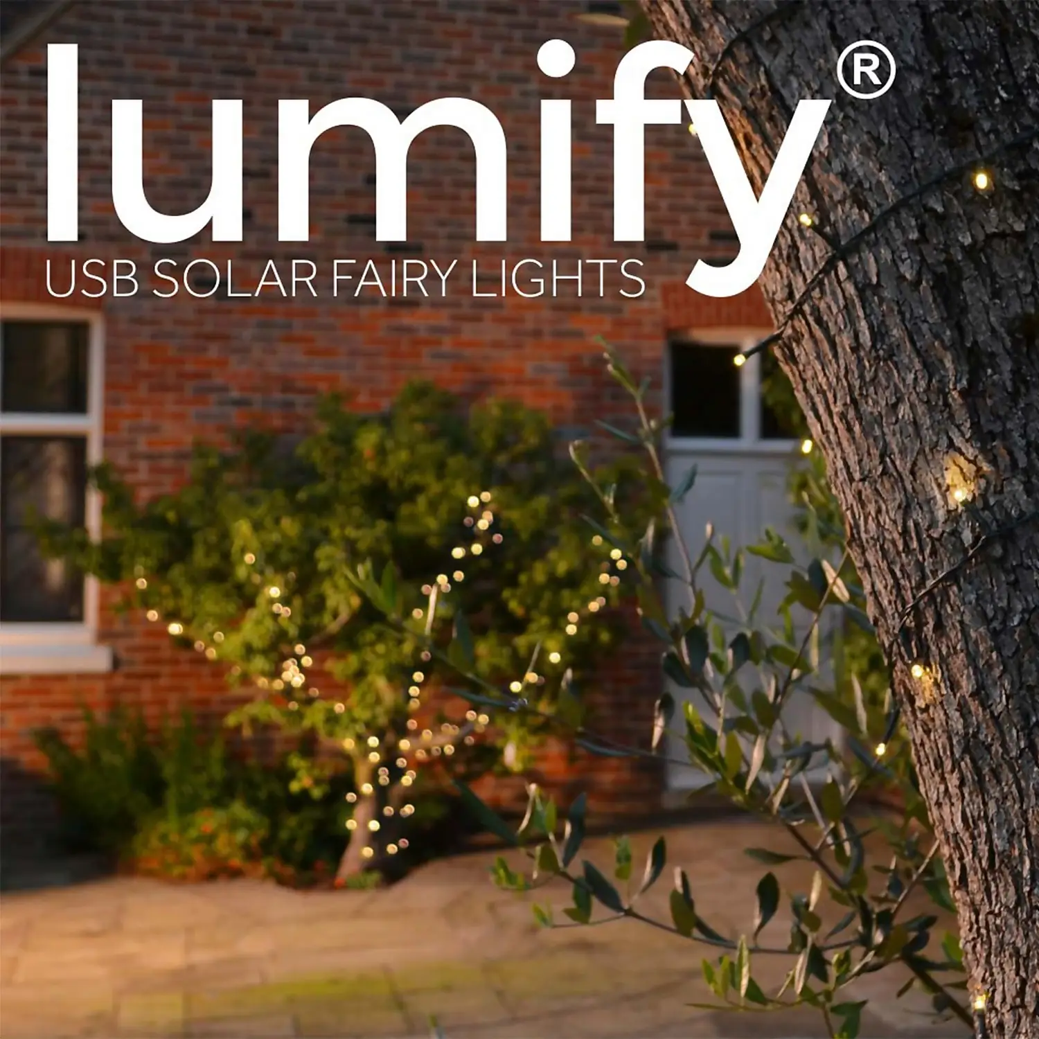 Lumify USB Solar Fairy Lights - Warm White 300 LED's - Image 2