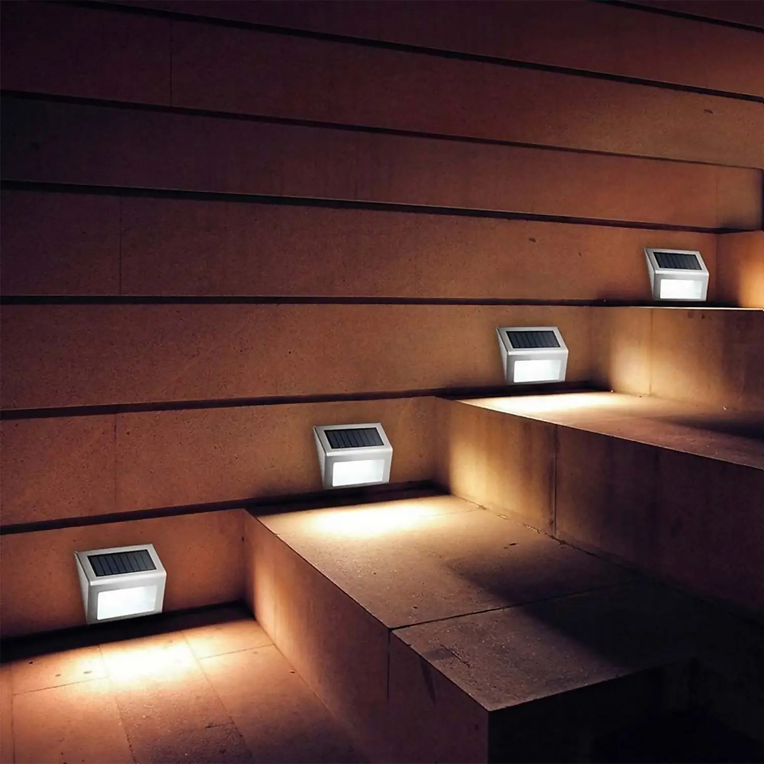 Sherpa Solar Step Lights - Pack Of 4 3 Sherpa Solar Step Lights - Pack Of 4