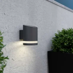 Truro Solar Wall Light - Anthracite Edition