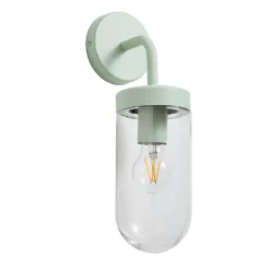 Kew Curved Arm E27 Outdoor Wall Light - Mint 9 Kew Curved Arm E27 Outdoor Wall Light - Mint -EGLO SALES 13924367 1304980108445425