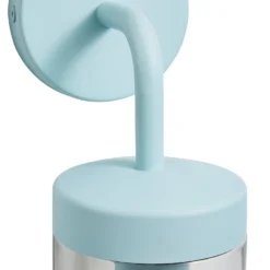 Kew Curved Arm E27 Outdoor Wall Light - Pale Blue -EGLO SALES 13924368 1414980108070344