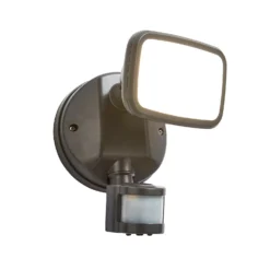 Alternative view of Lynn LED Outdoor Floodlight With PIR Sensor (IP65) - Dark Grey