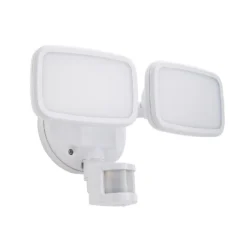 Lynn 2 Light LED Outdoor Floodlight With PIR Sensor (IP65) - White 8 Lynn 2 Light LED Outdoor Floodlight With PIR Sensor (IP65) - White -EGLO SALES 13924386 1744980108465447