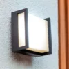 Lutec Qubo LED Square Outdoor Wall Light - Anthracite 1 Lutec Qubo LED Square Outdoor Wall Light - Anthracite -EGLO SALES 13950210 1274993052187744