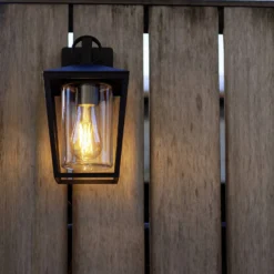 Lutec West E27 Outdoor Wall Lantern - Black 11 Lutec West E27 Outdoor Wall Lantern - Black -EGLO SALES 13950222 1875009726229975