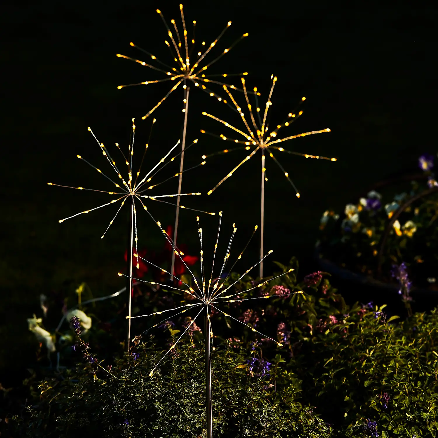 Homebase Edit 4 Starburst Solar Stake Lights 3 Homebase Edit 4 Starburst Solar Stake Lights