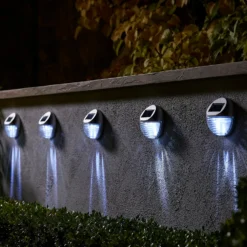 Homebase Edit Solar Fence Lights - 6 Pack
