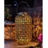 Homebase Edit Antique Gold Solar Moroccan Lantern - 32cm -EGLO SALES 13956314 3175002413835605