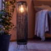 Homebase Edit Tall Black Rattan Solar Lantern 1 Homebase Edit Tall Black Rattan Solar Lantern -EGLO SALES 13965918 1695002424287767