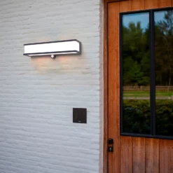 Lutec Doblo Solar Powered LED Wall Light - Anthracite 8 Lutec Doblo Solar Powered LED Wall Light - Anthracite -EGLO SALES 13971737 8994993071473844