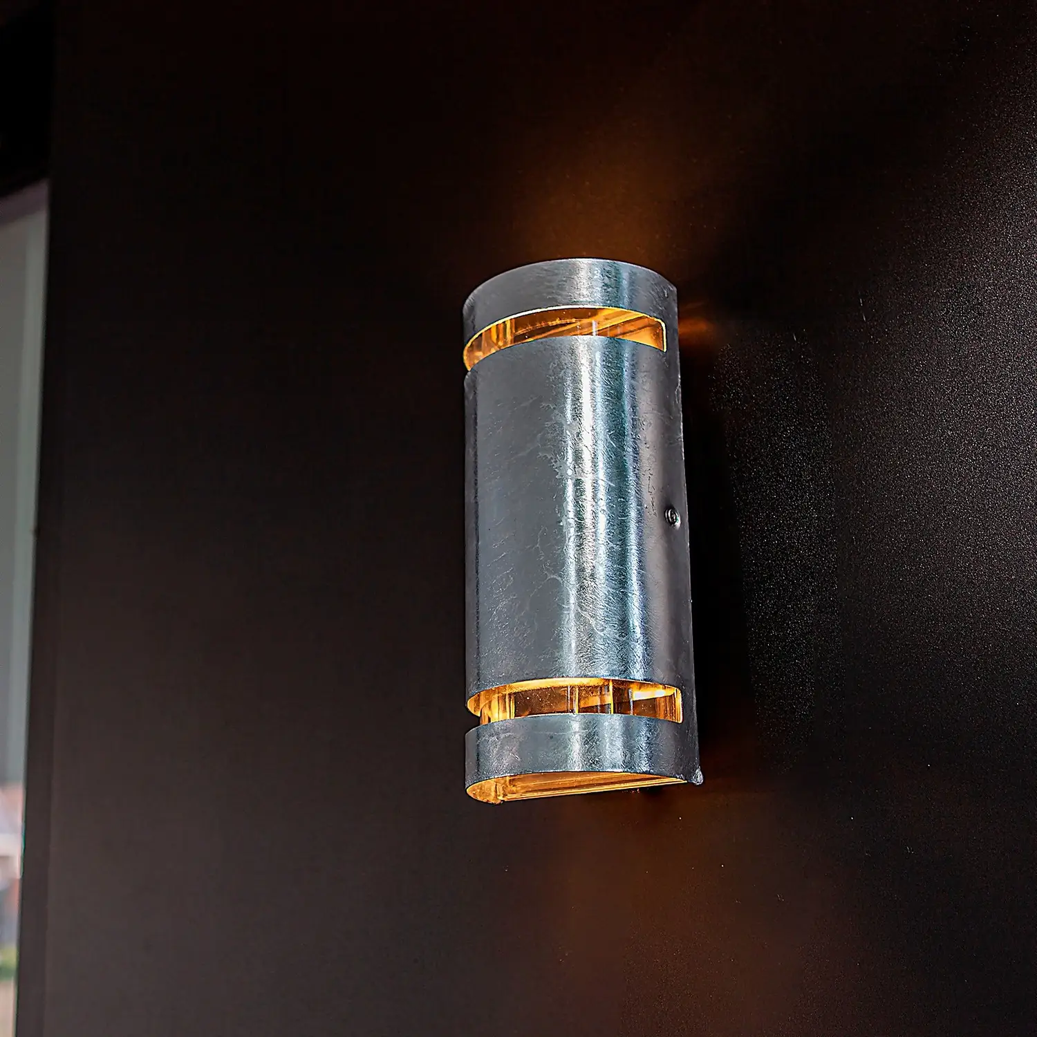Lutec Ran 2x GU10 Outdoor Wall Light - Galvanised Steel 3 Lutec Ran 2x GU10 Outdoor Wall Light - Galvanised Steel
