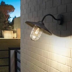 Eglo Melgoa Outdoor Wall Light - Black