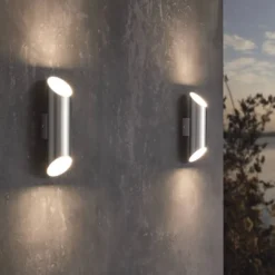 Eglo Agolada Outdoor LED Wall Light - Stainless Steel 9 Eglo Agolada Outdoor LED Wall Light - Stainless Steel -EGLO SALES 14222376 2125020562524236