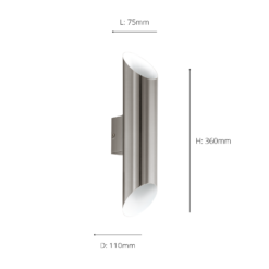 Eglo Agolada Outdoor LED Wall Light - Stainless Steel 10 Eglo Agolada Outdoor LED Wall Light - Stainless Steel -EGLO SALES 14222376 9445020562574330