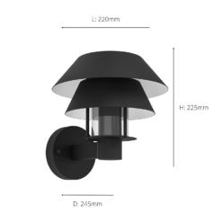Eglo Chiappera Outdoor Wall Light 8 Eglo Chiappera Outdoor Wall Light -EGLO SALES 14222398 8045020562789346